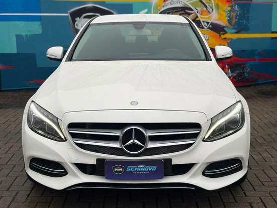 MERCEDES-BENZ-C 180-1.6 CGI 16V TURBO GASOLINA 4P AUTOMÁTICO MERCEDES-BENZ-C 180-2015