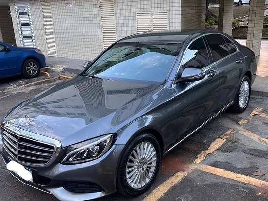 MERCEDES-BENZ-C 180-1.6 CGI EXCLUSIVE 16V TURBO GASOLINA 4P AUTOMÁTICO MERCEDES-BENZ-C 180-2017