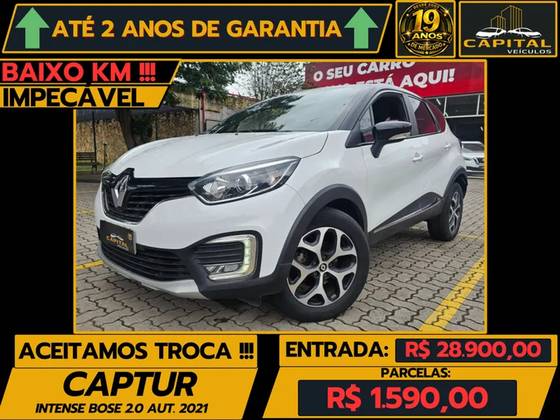 RENAULT CAPTUR 2.0 16V HI-FLEX INTENSE AUTOMÁTICO