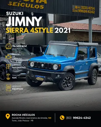 SUZUKI JIMNY 1.5 GASOLINA SIERRA 4STYLE 4X4  AUTOMÁTICO