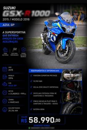 SUZUKI GSX-R1000 MOTO GP 