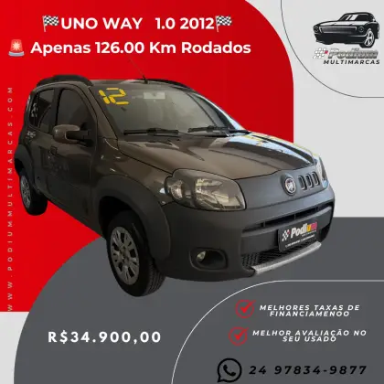 FIAT UNO 1.0 EVO WAY 8V FLEX 4P MANUAL FIAT UNO 1.0 EVO WAY 8V FLEX 4P MANUAL