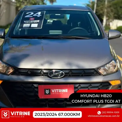 HYUNDAI HB20 1.0 TGDI FLEX COMFORT PLUS AUTOMÁTICO