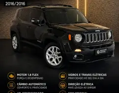 JEEP RENEGADE 1.8 16V FLEX LONGITUDE 4P AUTOMÁTICO JEEP RENEGADE 1.8 16V FLEX LONGITUDE 4P AUTOMÁTICO