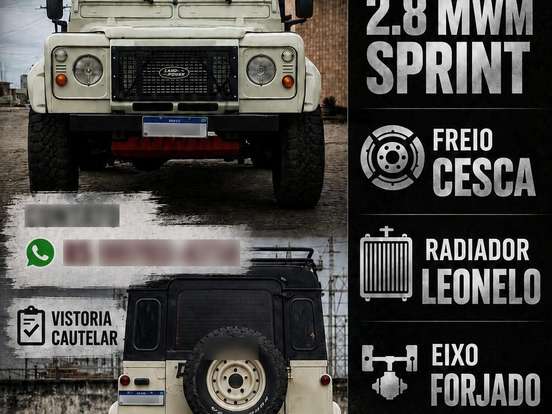 LAND ROVER-DEFENDER-2.5 CSW 110 4X4 TURBO DIESEL 4P MANUAL LAND ROVER-DEFENDER-2000