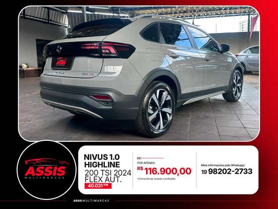 VOLKSWAGEN-NIVUS-1.0 200 TSI TOTAL FLEX HIGHLINE AUTOMÁTICO VOLKSWAGEN-NIVUS-2024