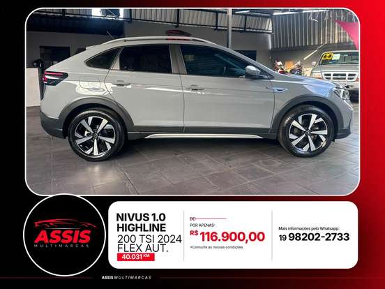 VOLKSWAGEN-NIVUS-1.0 200 TSI TOTAL FLEX HIGHLINE AUTOMÁTICO VOLKSWAGEN-NIVUS-2024