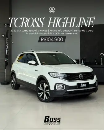 VOLKSWAGEN T-CROSS 1.4 250 TSI TOTAL FLEX HIGHLINE AUTOMÁTICO