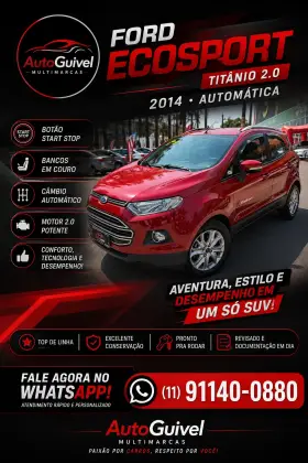 FORD ECOSPORT 2.0 TITANIUM 16V FLEX 4P AUTOMÁTICO