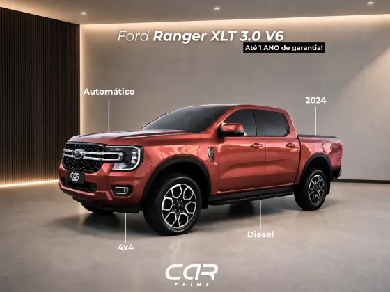 FORD RANGER 3.0 V6 TURBO DIESEL CD XLT 4X4 AUTOMÁTICO