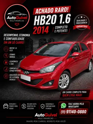HYUNDAI HB20 1.6 PREMIUM 16V FLEX 4P MANUAL