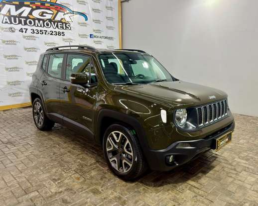 JEEP-RENEGADE-1.8 16V FLEX LONGITUDE 4P AUTOMÁTICO JEEP-RENEGADE-2019