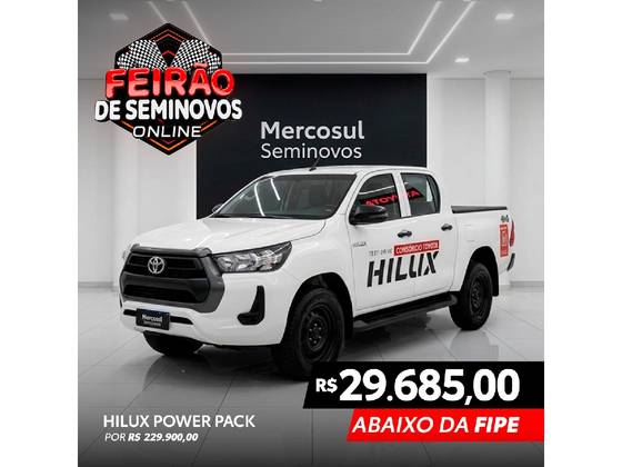 TOYOTA HILUX 2.8 D-4D TURBO DIESEL CD POWER PACK 4X4 AUTOMÁTICO