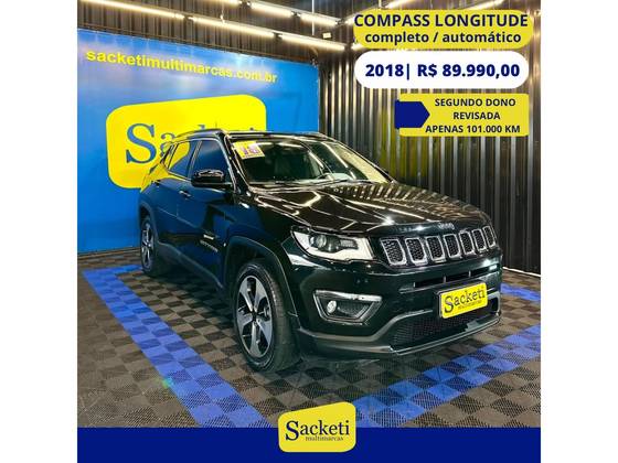 JEEP COMPASS 2.0 16V FLEX LONGITUDE AUTOMÁTICO