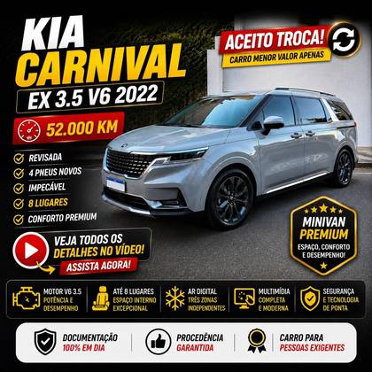 KIA CARNIVAL 3.5 V6 GASOLINA EX AUTOMATICO