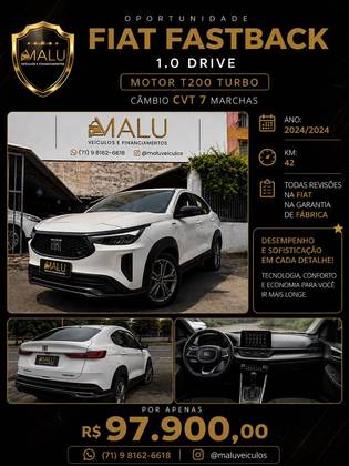 FIAT FASTBACK 1.0 TURBO 200 FLEX CVT