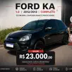 FORD KA 1.0 MPI 8V FLEX 2P MANUAL FORD KA 1.0 MPI 8V FLEX 2P MANUAL