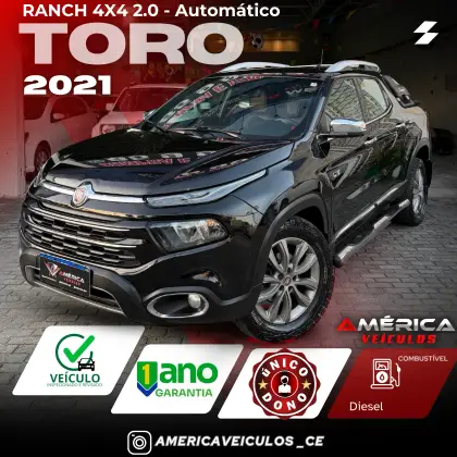 FIAT TORO 2.0 16V TURBO DIESEL RANCH 4WD AT9 FIAT TORO 2.0 16V TURBO DIESEL RANCH 4WD AT9