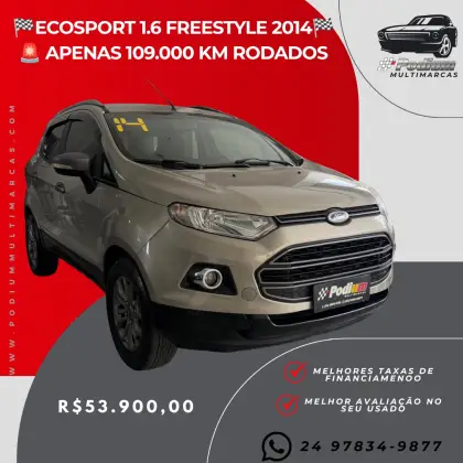 FORD ECOSPORT 1.6 FREESTYLE 16V FLEX 4P MANUAL FORD ECOSPORT 1.6 FREESTYLE 16V FLEX 4P MANUAL