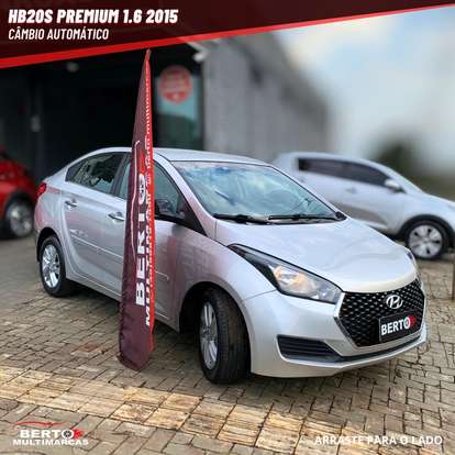 HYUNDAI-HB20S-1.6 PREMIUM 16V FLEX 4P AUTOMÁTICO HYUNDAI-HB20S-2015