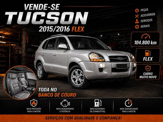 HYUNDAI TUCSON 2.0 MPFI GLS 16V 143CV 2WD FLEX 4P AUTOMÁTICO