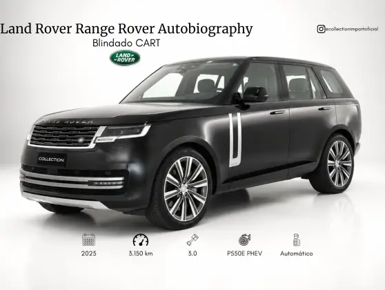LAND ROVER RANGE ROVER 3.0 P550e PHEV AUTOBIOGRAPHY AWD AUTOMÁTICO LAND ROVER RANGE ROVER 3.0 P550e PHEV AUTOBIOGRAPHY AWD AUTOMÁTICO