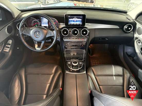 MERCEDES-BENZ-C 180-1.6 CGI AVANTGARDE 16V TURBO GASOLINA 4P AUTOMÁTICO MERCEDES-BENZ-C 180-2015