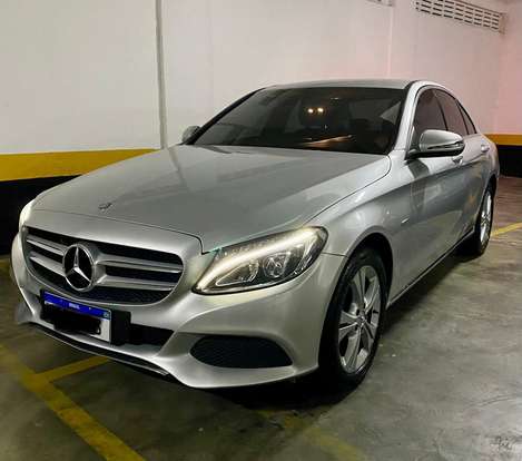 MERCEDES-BENZ-C 180-1.6 CGI 16V TURBO GASOLINA 4P AUTOMÁTICO MERCEDES-BENZ-C 180-2015