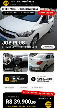 CHEVROLET JOY 1.0 SPE4 FLEX PLUS MANUAL CHEVROLET JOY 1.0 SPE4 FLEX PLUS MANUAL