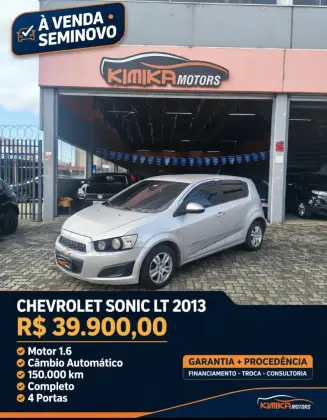 CHEVROLET SONIC 1.6 LT 16V FLEX 4P AUTOMÁTICO CHEVROLET SONIC 1.6 LT 16V FLEX 4P AUTOMÁTICO