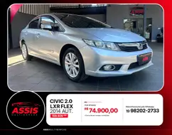 HONDA CIVIC 2.0 LXR 16V FLEX 4P AUTOMÁTICO HONDA CIVIC 2.0 LXR 16V FLEX 4P AUTOMÁTICO