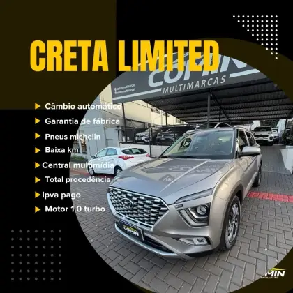 HYUNDAI CRETA 1.0 TGDI FLEX LIMITED AUTOMÁTICO