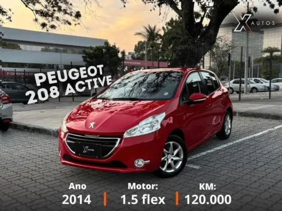 PEUGEOT 208 1.5 ACTIVE 8V FLEX 4P MANUAL PEUGEOT 208 1.5 ACTIVE 8V FLEX 4P MANUAL