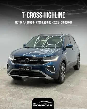 VOLKSWAGEN T-CROSS 1.4 250 TSI TOTAL FLEX HIGHLINE AUTOMÁTICO