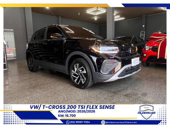 VOLKSWAGEN T-CROSS 1.0 200 TSI TOTAL FLEX SENSE AUTOMÁTICO
