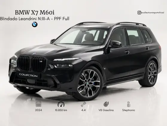 BMW X7 4.4 V8 GASOLINA M60i STEPTRONIC BMW X7 4.4 V8 GASOLINA M60i STEPTRONIC
