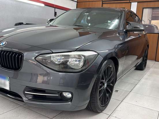 BMW-118i-1.6 SPORT GP 16V TURBO GASOLINA 4P AUTOMÁTICO BMW-118i-2013