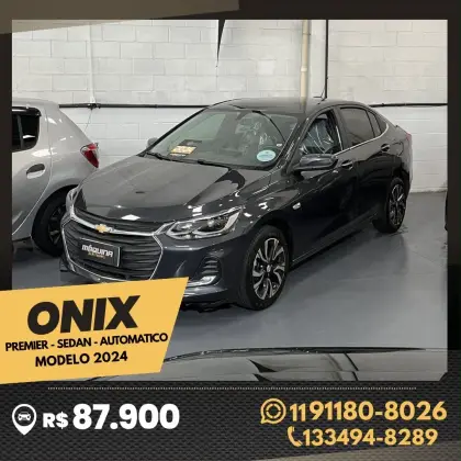 CHEVROLET ONIX 1.0 TURBO FLEX PLUS PREMIER AUTOMÁTICO CHEVROLET ONIX 1.0 TURBO FLEX PLUS PREMIER AUTOMÁTICO