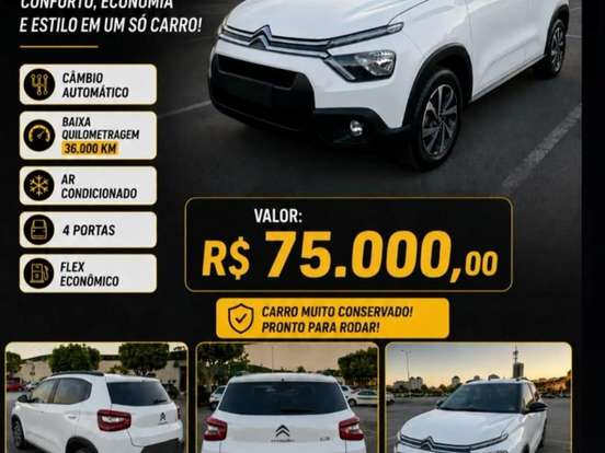 CITROËN-C3-1.6 16V FLEX FEEL PACK AT6 CITROËN-C3-2023