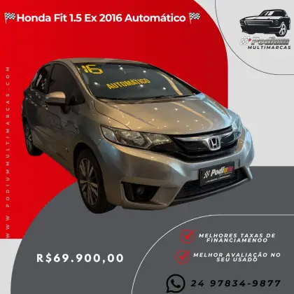 HONDA FIT 1.5 EX 16V FLEX 4P AUTOMÁTICO HONDA FIT 1.5 EX 16V FLEX 4P AUTOMÁTICO