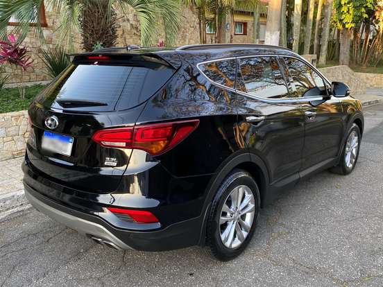 HYUNDAI-SANTA FÉ-3.3 MPFI 4X4 7 LUGARES V6 270CV GASOLINA 4P AUTOMÁTICO HYUNDAI-SANTA FÉ-2017