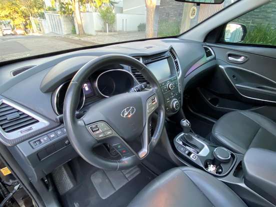 HYUNDAI-SANTA FÉ-3.3 MPFI 4X4 7 LUGARES V6 270CV GASOLINA 4P AUTOMÁTICO HYUNDAI-SANTA FÉ-2017