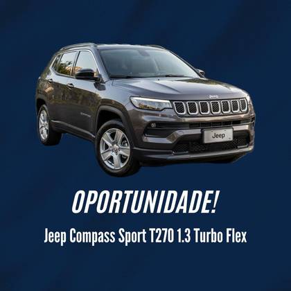JEEP COMPASS 1.3 T270 TURBO FLEX SPORT AT6
