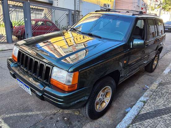 JEEP-GRAND CHEROKEE-5.2 LIMITED 4X4 V8 16V GASOLINA 4P AUTOMÁTICO JEEP-GRAND CHEROKEE-1998