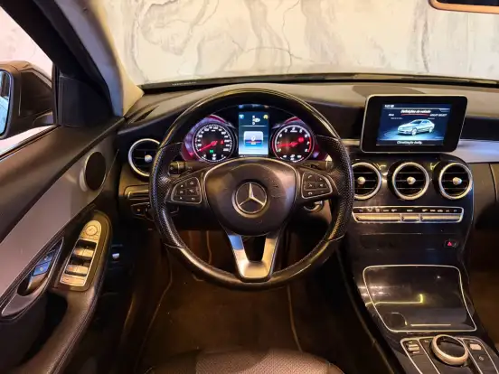 MERCEDES-BENZ-C 180-1.6 CGI AVANTGARDE 16V TURBO GASOLINA 4P AUTOMÁTICO MERCEDES-BENZ-C 180-2015