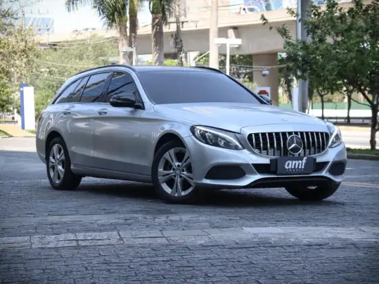 MERCEDES-BENZ-C 180-1.6 CGI ESTATE AVANTGARDE 16V TURBO GASOLINA 4P AUTOMÁTICO MERCEDES-BENZ-C 180-2015