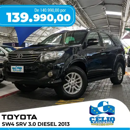 TOYOTA HILUX SW4 3.0 SRV 4X4 16V TURBO INTERCOOLER DIESEL 4P AUTOMÁTICO