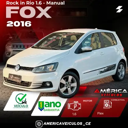 VOLKSWAGEN FOX 1.6 MI ROCK IN RIO 8V FLEX 4P MANUAL VOLKSWAGEN FOX 1.6 MI ROCK IN RIO 8V FLEX 4P MANUAL