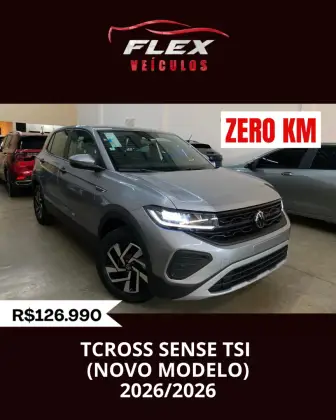VOLKSWAGEN T-CROSS 1.0 200 TSI TOTAL FLEX SENSE AUTOMÁTICO VOLKSWAGEN T-CROSS 1.0 200 TSI TOTAL FLEX SENSE AUTOMÁTICO