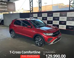 VOLKSWAGEN T-CROSS 1.0 200 TSI TOTAL FLEX COMFORTLINE AUTOMÁTICO VOLKSWAGEN T-CROSS 1.0 200 TSI TOTAL FLEX COMFORTLINE AUTOMÁTICO